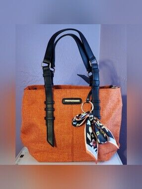 Woven Handbag with Attachable Crossbody Strap ~ Lovely!